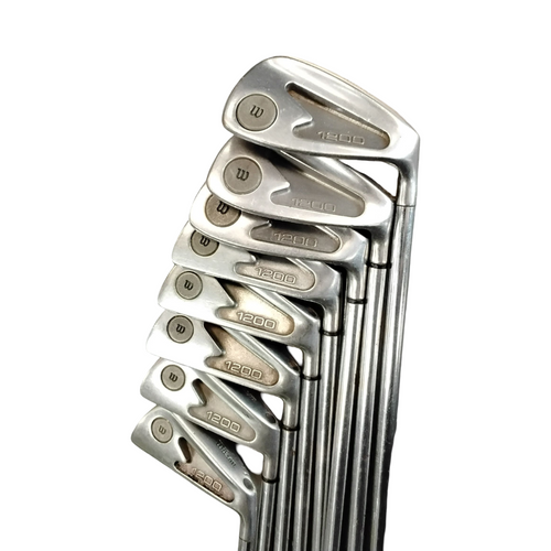 Vist Large View of Product Image Which is Used Wilson 1200 Mens Iron Set RH 3I-PW