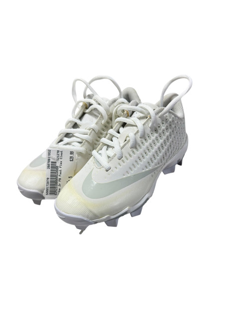 Vist Large View of Product Image Which is Used Nike Jr FB Cleats White Junior 01.5