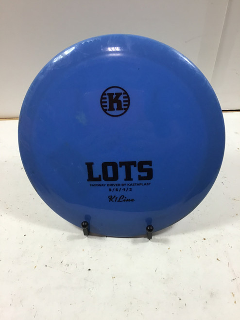 Vist Large View of Product Image Which is Used Kastaplast K1 LOTS Disc Golf Driver Royal Blue 174g