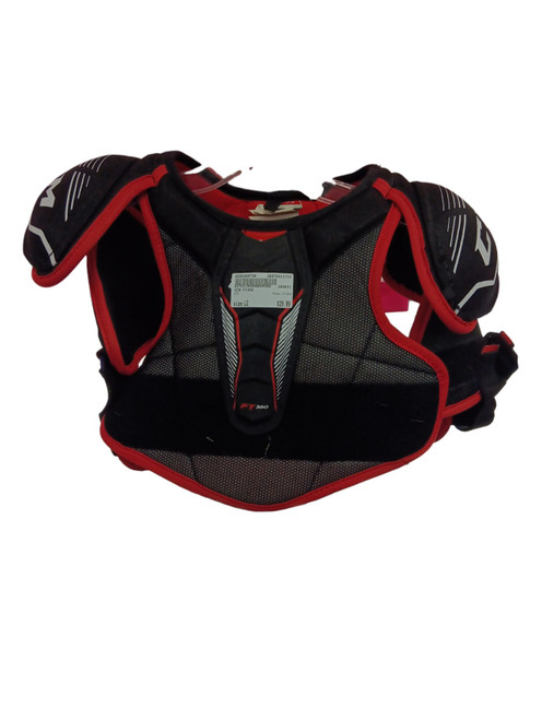 Vist Large View of Product Image Which is Used CCM FT350 Junior Shoulder Pads LG