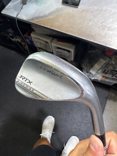 Vist Large View of Product Image Which is Used Cleveland RTX ZIPCORE Golf Wedge Mens RH Sand Wedge