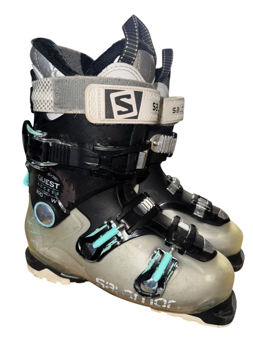 Vist Large View of Product Image Which is Used Salomon QUEST ACCESS R70 W Womens DH Ski Boot Black 255 MP - M07.5 - W08.5