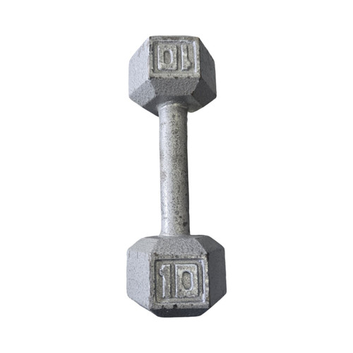 Vist Large View of Product Image Which is Used HEX DUMBBELL 10LB SINGLE Hex Dumbbell (Each) 10 lb