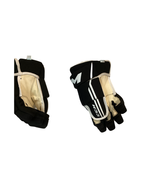 Vist Large View of Product Image Which is Used CCM TACKS 4R2 Senior Gloves Black 15"