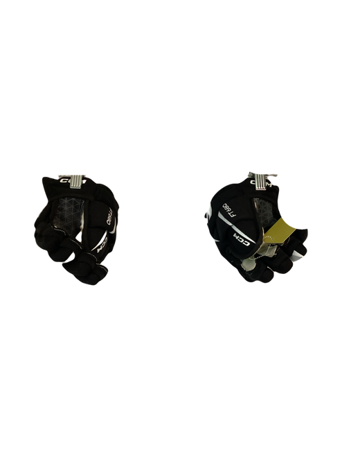 Vist Large View of Product Image Which is Used CCM FT680 Youth Gloves Black 10"