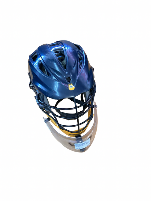 Vist Large View of Product Image Which is Used Cascade SEVEN Lacrosse Helmet Navy Blue One Size