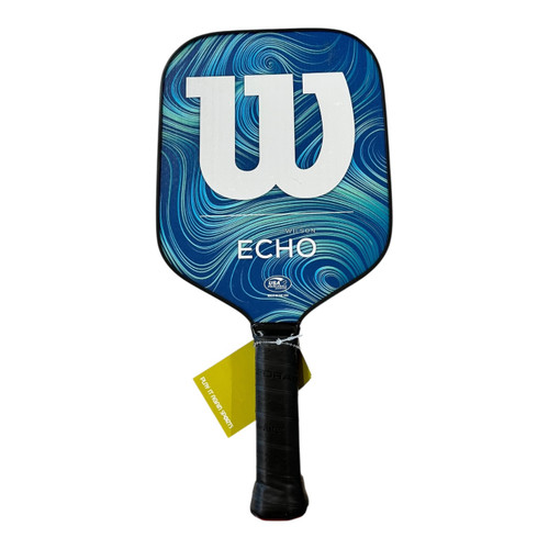 Vist Large View of Product Image Which is Used Wilson ECHO Pickleball Racquet Royal Blue