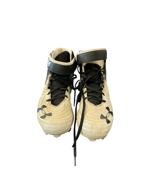 Vist Large View of Product Image Which is Used Under Armour BH CLEAR BB/SB Cleats White Senior 9