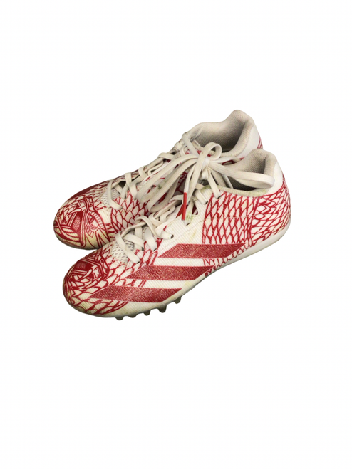 Vist Large View of Product Image Which is Used Adidas Jr FB Cleats Red Junior 03.5