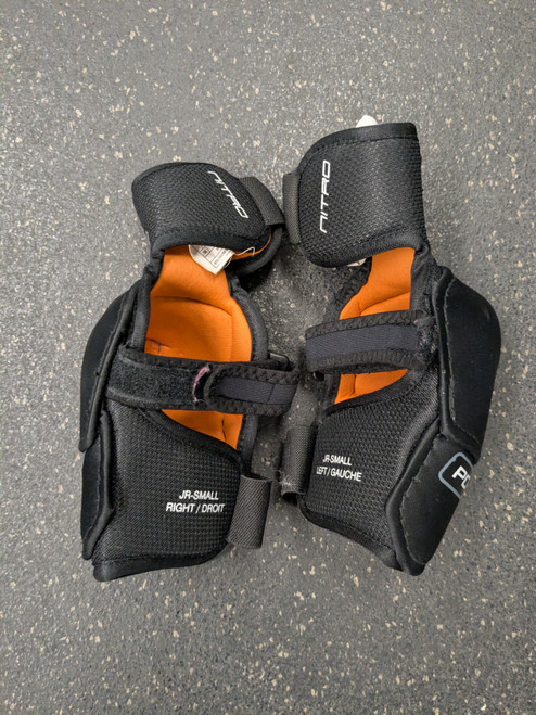 Vist Large View of Product Image Which is Used Powertek V3.0 Junior Elbow Pads SM