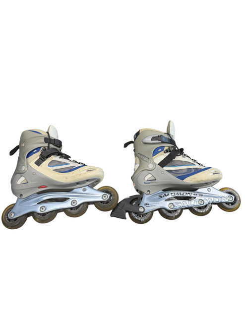 Vist Large View of Product Image Which is Used Salomon POWERARCH Senior Aggressive Skates Grey Adjustable
