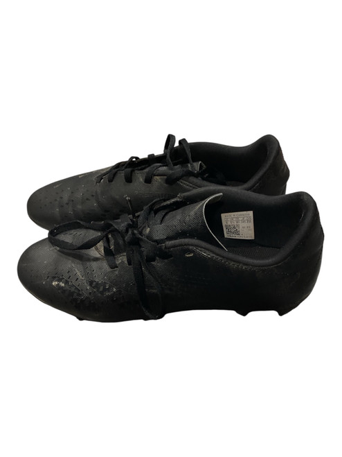 Vist Large View of Product Image Which is Used Adidas Soccer Cleats Black Youth 06.0
