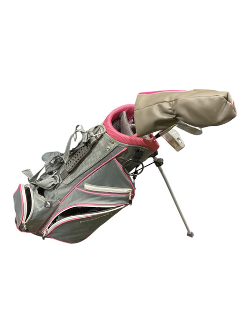 Vist Large View of Product Image Which is Used Powerbilt POWERBILT SET Jr Package Set RH Pink 5 Piece