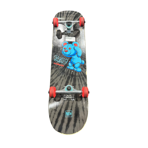 Vist Large View of Product Image Which is Used REDO SKATEBOARD Complete Skateboard Black 7 3/4"