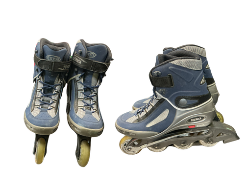 Vist Large View of Product Image Which is Used Tecnica PHEONIX Senior Rec Fitness Skates Navy Blue Senior 10