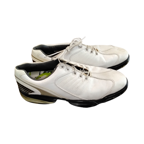 Vist Large View of Product Image Which is Used Foot Joy Mens Golf Shoes White Senior 10.5