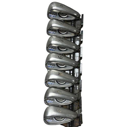 Vist Large View of Product Image Which is Used Ping G BLACK DOT Mens Iron Set Right Hand 6I-SW
