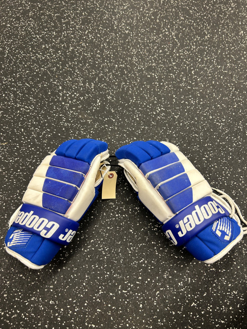 Vist Large View of Product Image Which is Used Cooper PB PROFESSIONAL Senior Gloves Navy Blue 14"