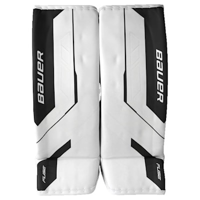 Vist Large View of Product Image Which is New BAUER S26 SUPREME FUSE SR SM WT/BK GOAL PADS