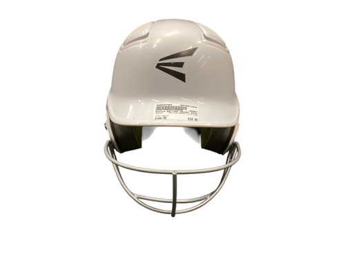 Vist Large View of Product Image Which is Used Easton BATTING HELMET WITH MASK Batting Helmet w/Mask White One Size