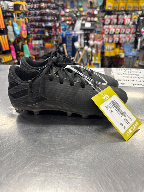 Vist Large View of Product Image Which is Used Adidas Soccer Cleats Black Senior 7