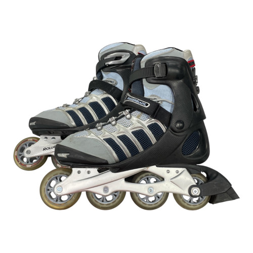 Vist Large View of Product Image Which is Used Rollerblade EVO RX W Senior Rec Fitness Skates Black Senior 10