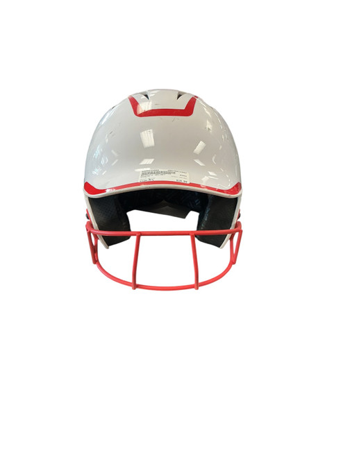 Vist Large View of Product Image Which is Used Champro HELMET Batting Helmet w/Mask White M/L