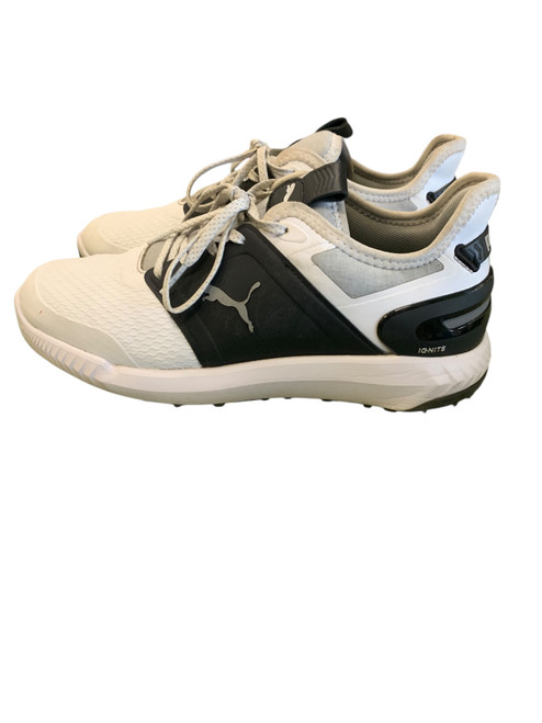 Vist Large View of Product Image Which is Used Puma Mens Golf Shoes White Senior 8.5