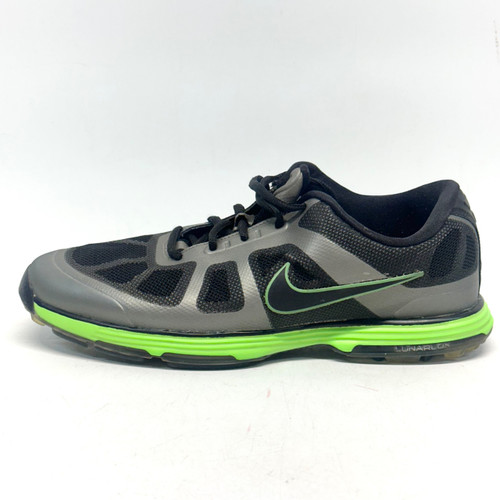 Vist Large View of Product Image Which is Used Nike LUNAR ASCEND Mens Golf Shoes Lime And Black Senior 7