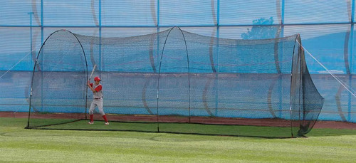 Vist Large View of Product Image Which is New Heater PowerAlley Home 22' Batting Cage