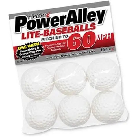 Vist Large View of Product Image Which is New Heater PowerAlley Lite Baseballs