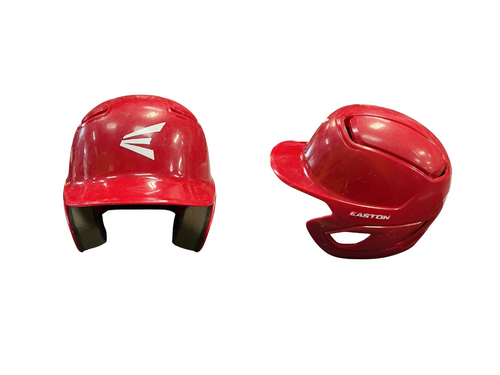 Vist Large View of Product Image Which is Used Easton ALPHA Batting Helmet No Mask Red MD