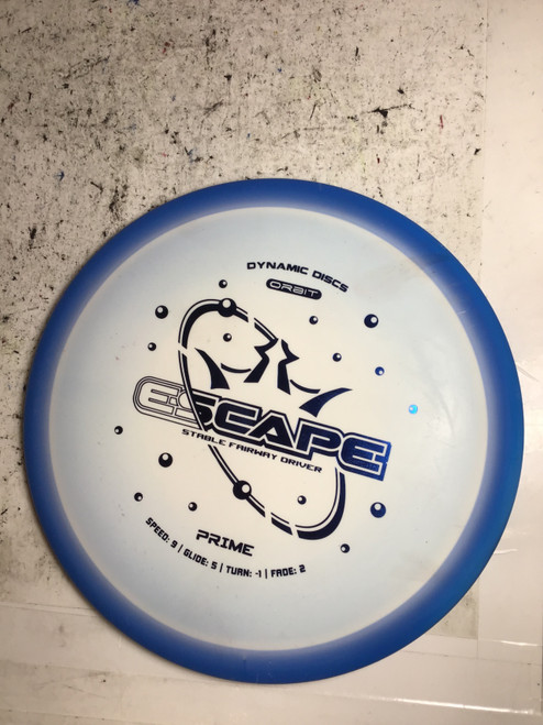 Vist Large View of Product Image Which is Used Dynamic Discs ORBIT PRIME ESCAPE Disc Golf Driver Royal Blue 174g