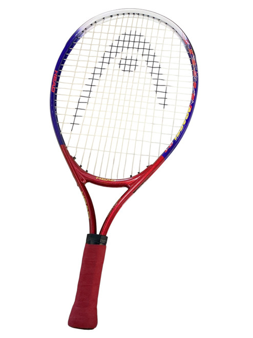 Vist Large View of Product Image Which is Used Head AGASSI Junior Tennis Racquet Red 21"
