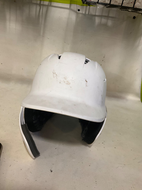 Vist Large View of Product Image Which is Used Marucci BB HELMET Batting Helmet No Mask White MD