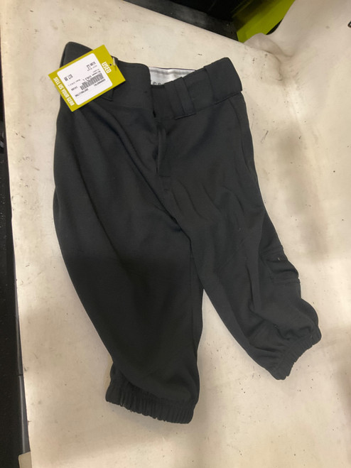 Vist Large View of Product Image Which is Used Alleson GIRLS L BB/SB Pant Girls Black LG