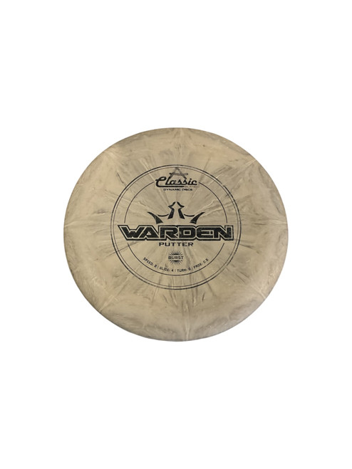 Vist Large View of Product Image Which is Used Dynamic Discs WARDEN BURST Disc Golf Putter Grey