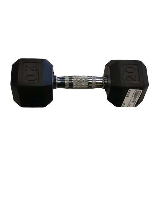 Vist Large View of Product Image Which is Used Hex Dumbbell (Each) 20 lb