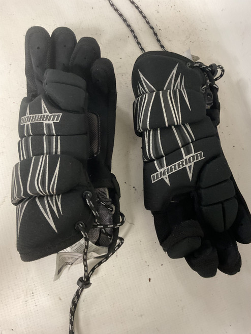 Vist Large View of Product Image Which is Used Warrior TEMPO Lacrosse Gloves Mens Black 13"