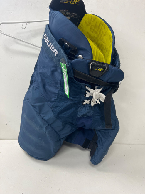 Vist Large View of Product Image Which is Used Bauer SUPREME ULTRA SONIC Youth Pant Navy Blue LG