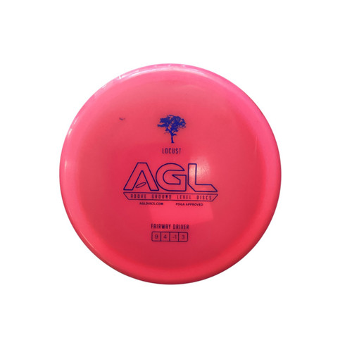 Vist Large View of Product Image Which is Used DISC AGL LOCUST Disc Golf Driver Pink 175g