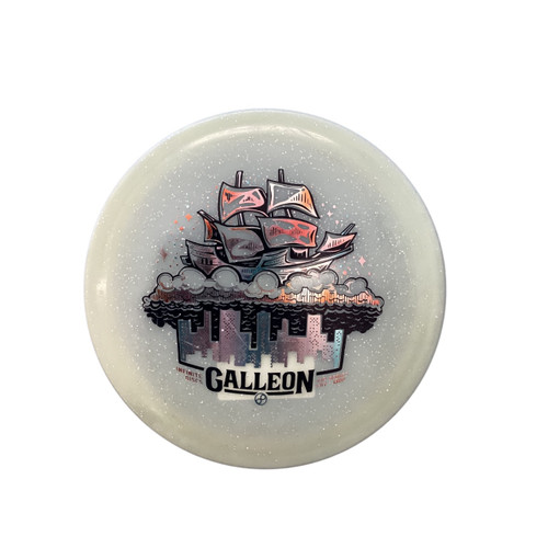 Vist Large View of Product Image Which is Used Infinite Discs GALLEON Disc Golf Mid Range White 174g