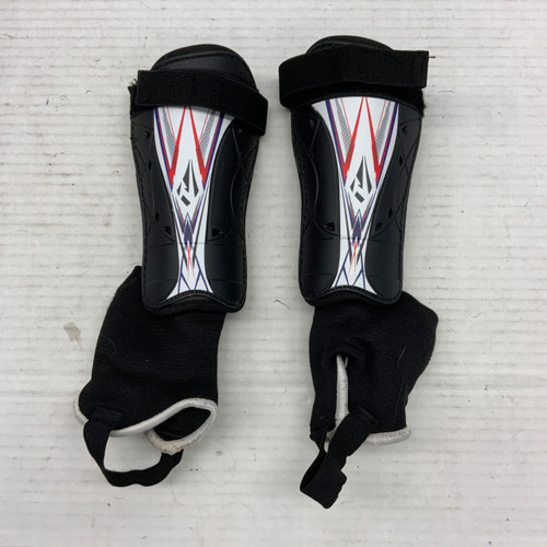 Vist Large View of Product Image Which is Used Soccer Shin Guards Junior Black MD