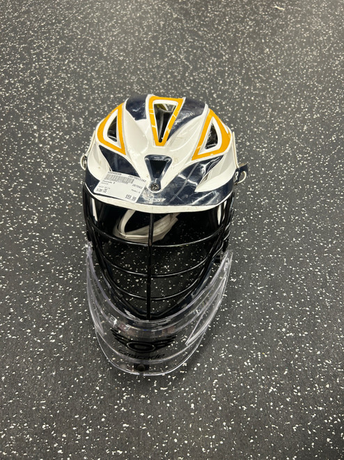 Vist Large View of Product Image Which is Used Cascade R Lacrosse Helmet White One Size
