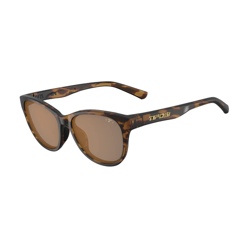 Vist Large View of Product Image Which is New Tifosi Stella Biking Glasses- Java Tortoise Frame/Brown Lens