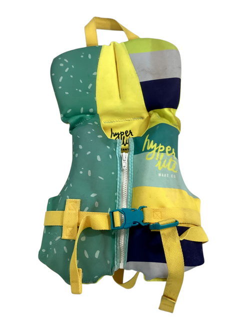 Vist Large View of Product Image Which is Used Hyperlite Youth PFD Yellow Infant 0-30