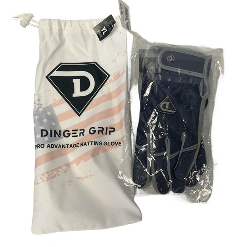 Vist Large View of Product Image Which is Used BB/SB Batting Gloves Navy Blue Senior