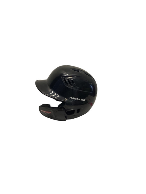 Vist Large View of Product Image Which is Used Rawlings Batting Helmet No Mask Black One Size