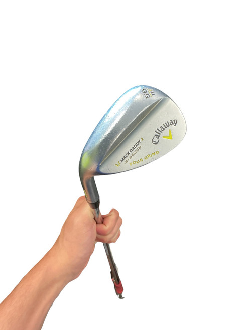 Vist Large View of Product Image Which is Used Callaway MACK DADDY WEDGE Golf Wedge Mens LH 56 Degree