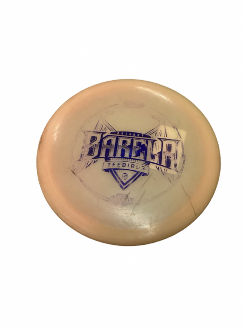 Vist Large View of Product Image Which is Used Innova BARELA TEEBIRD3 Disc Golf Driver Orange